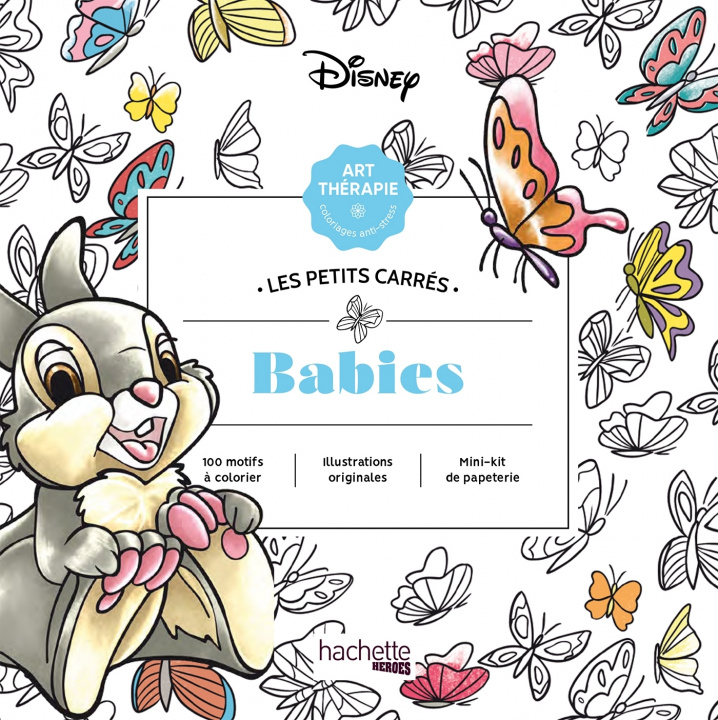 Könyv Les Petits Carrés d'Art-thérapie Disney Babies 