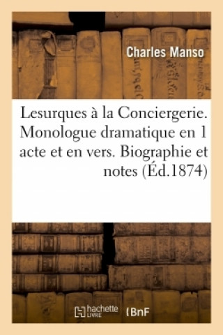 Boek Lesurques A La Conciergerie Charles Manso