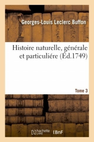 Carte Histoire Naturelle, Generale Et Particuliere Buffon