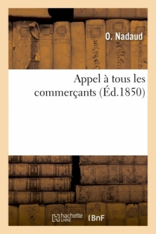 Kniha Appel a tous les commercants Nadaud