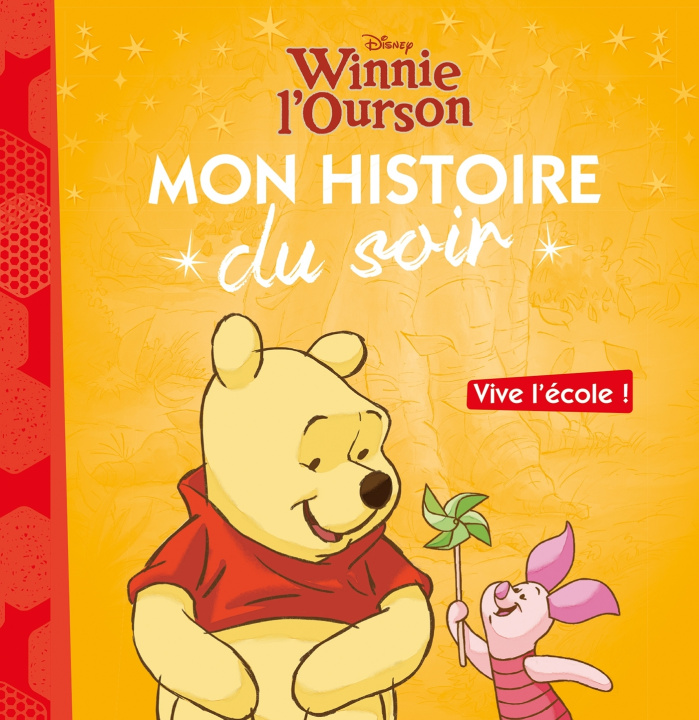 Carte WINNIE L'OURSON - Mon Histoire du Soir - Vive l'école - Disney 