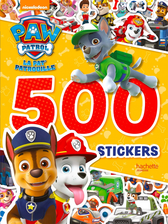Kniha Paw Patrol-La Pat'Patrouille - 500 stickers 