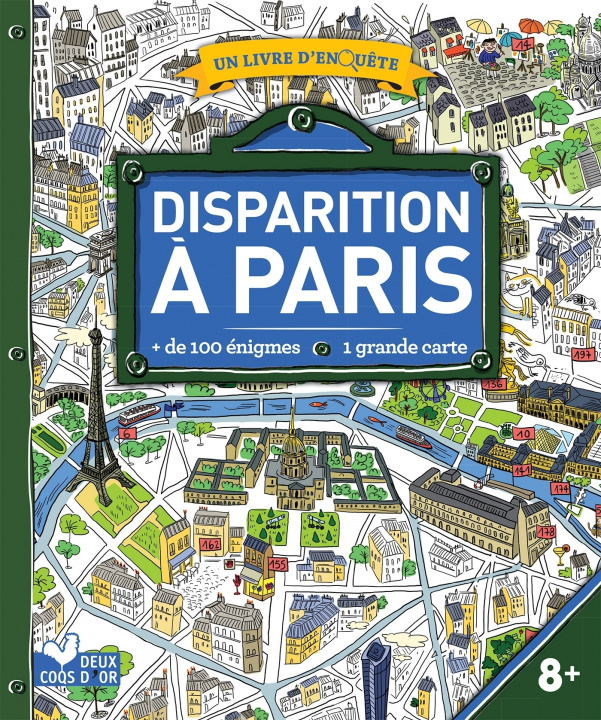 Carte Disparition à Paris - livre avec carte Les Fées Hilares