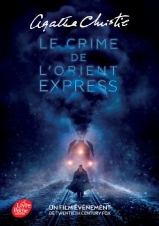 Carte Le crime de l'Orient-Express - Affiche du film en couverture Agatha Christie