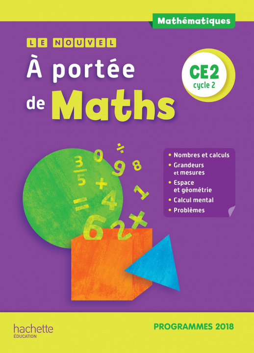 Buch Le Nouvel A portée de maths CE2 - Manuel élève - Edition 2019 Jean-Claude Lucas