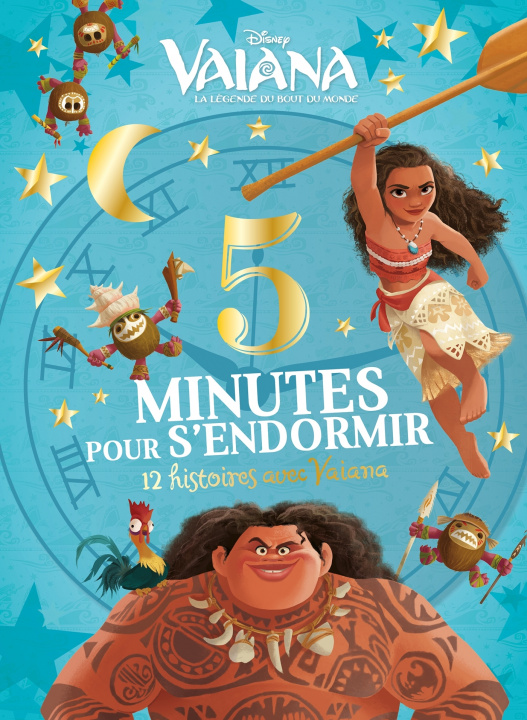 Book VAIANA - 5 Minutes pour s'endormir - 12 Histoires avec Vaiana - Disney Princesses 