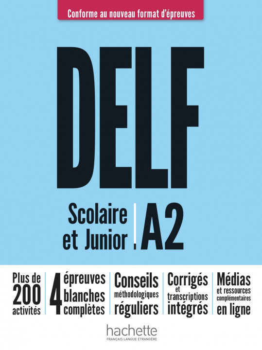 Книга DELF junior/scolaire A2  Nouveau format d'épreuves Nelly Mous