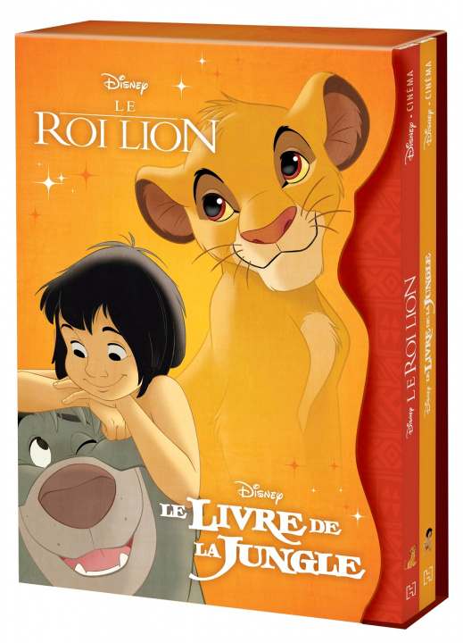 Kniha DISNEY CLASSIQUES - Coffret Disney Cinéma - Le Roi Lion et Le Livre de la Jungle 