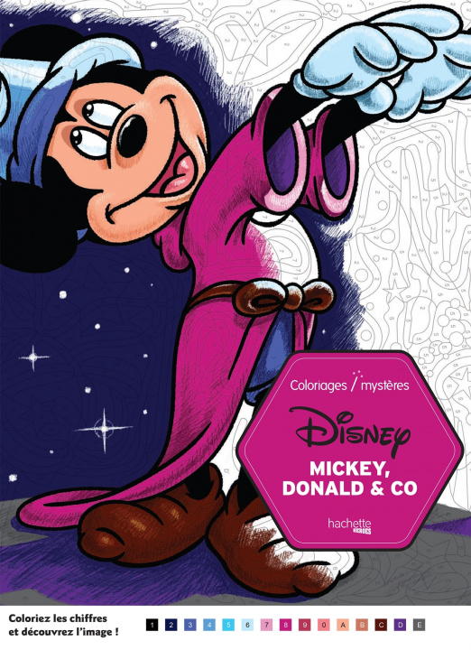 Carte Coloriages Mystères Disney Mickey, Donald & Co MARIEZ-J