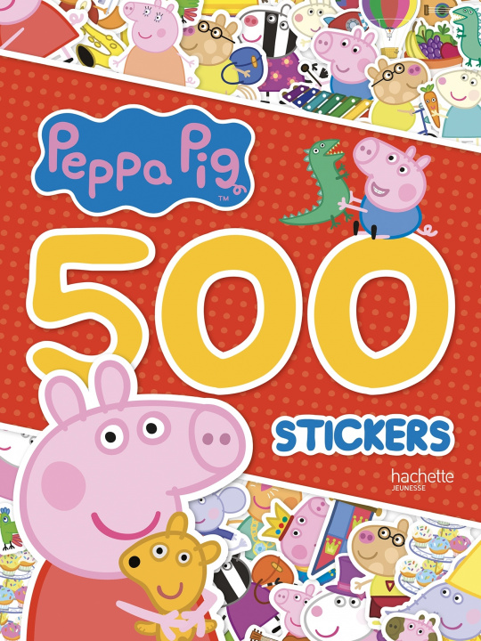 Kniha Peppa Pig - 500 stickers 