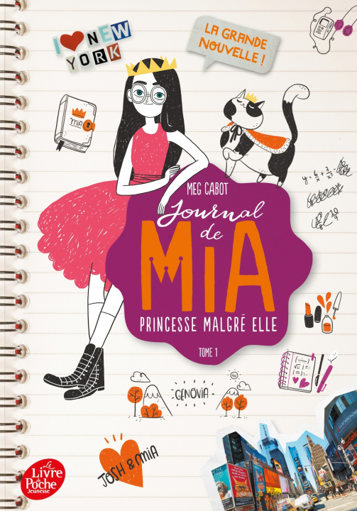 Könyv Journal de Mia, princesse malgré elle - Tome 1 Meg Cabot
