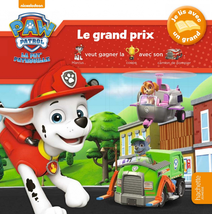 Книга Paw Patrol-La Pat'Patrouille - Je lis avec un grand - Le grand prix 