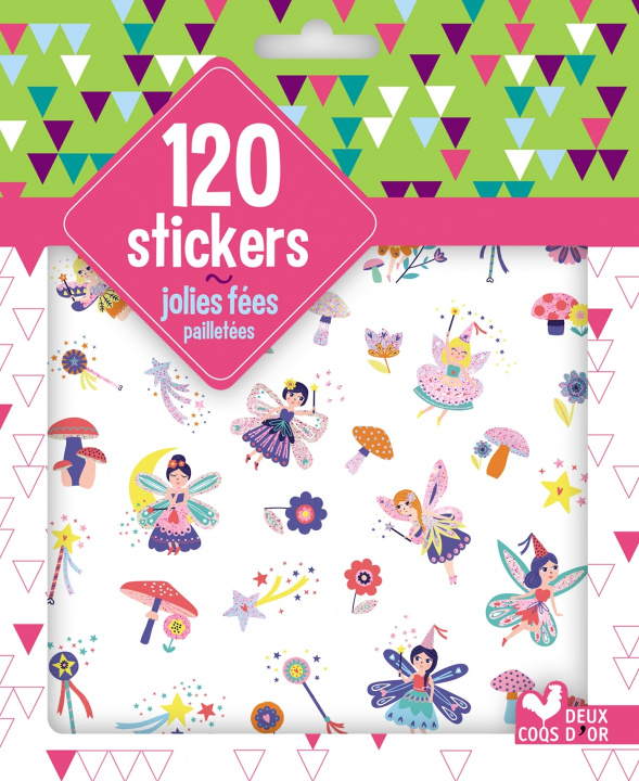 Papírenské zboží 120 stickers fées 