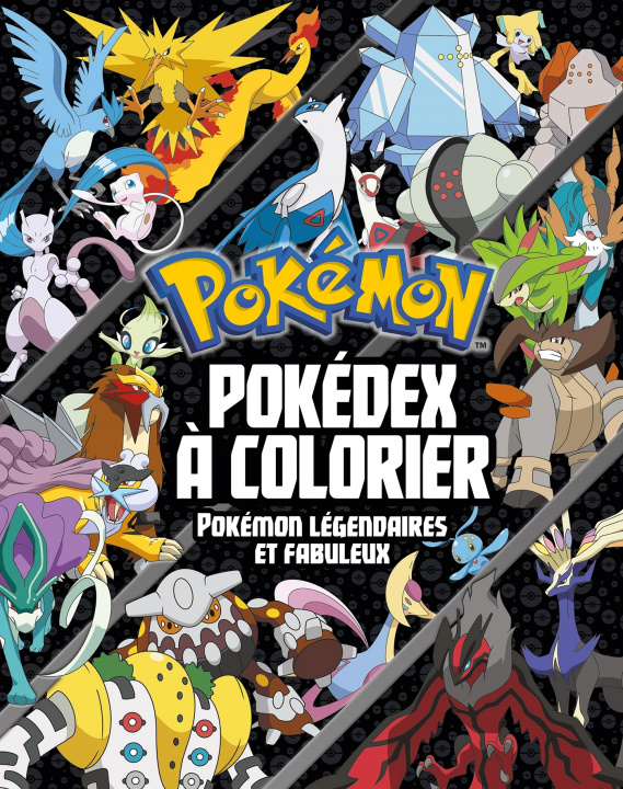 Kniha Pokémon - Pokédex à colorier - Spécial Pokémon légendaires et fabuleux 