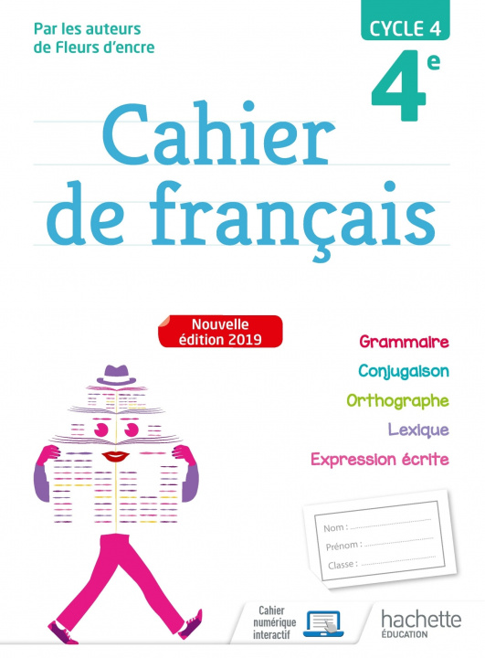 Book Cahier de français cycle 4 / 4e - éd. 2019 