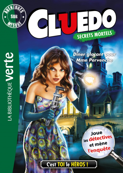 Книга Aventure sur mesure Cluedo 18 - Dîner glaçant pour Mme Pervenche Hasbro