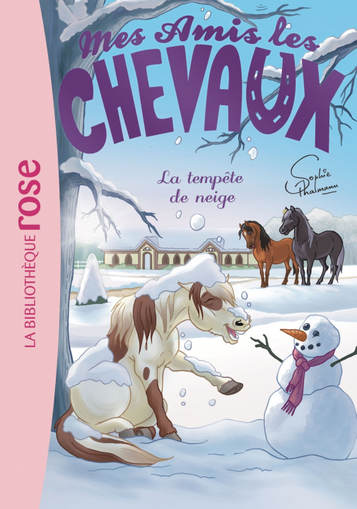 Könyv Mes amis les chevaux 25 - La Tempête de neige Sophie Thalmann