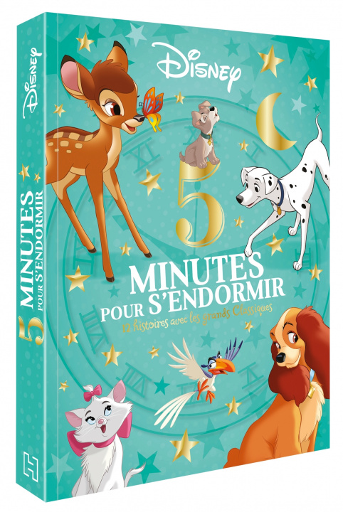 Книга DISNEY - 5 Minutes pour s'endormir - 12 Histoires avec les Grands Classiques 