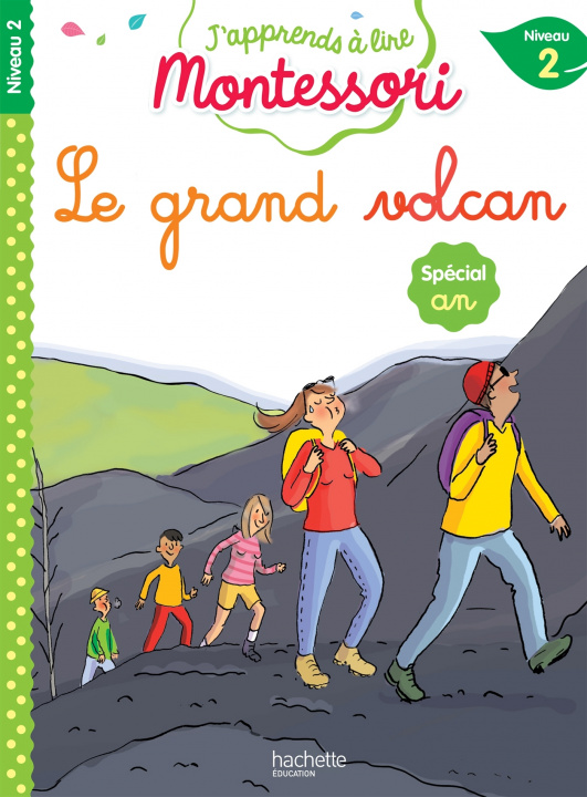 Książka Le grand volcan, niveau 2 - J'apprends à lire Montessori Charlotte Jouenne