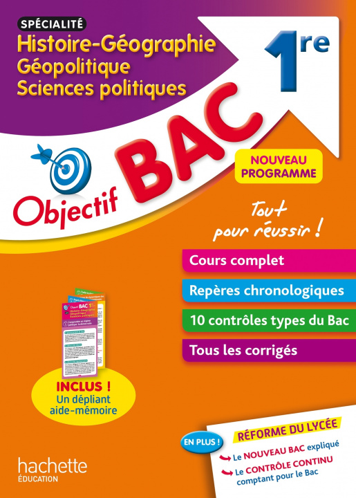 Книга Objectif Bac SPECIALITE Histoire-Géo, géopolitique et sciences politiques 1re Vincent Adoumié