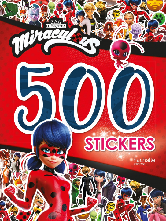 Book Miraculous - 500 stickers 