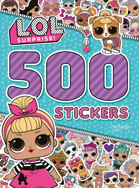 Kniha L.O.L. Surprise ! - 500 stickers 