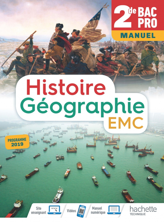 Kniha Histoire-Géographie-EMC 2de Bac Pro - Livre de l'Elève (manuel) - Éd. 2019 Nicolas Brunel