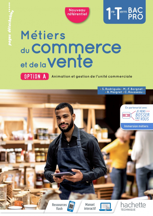 Buch Métiers du commerce et de la vente option A 1re/Term Bac Pro - livre élève - Éd. 2020 Marie-France Borgnet
