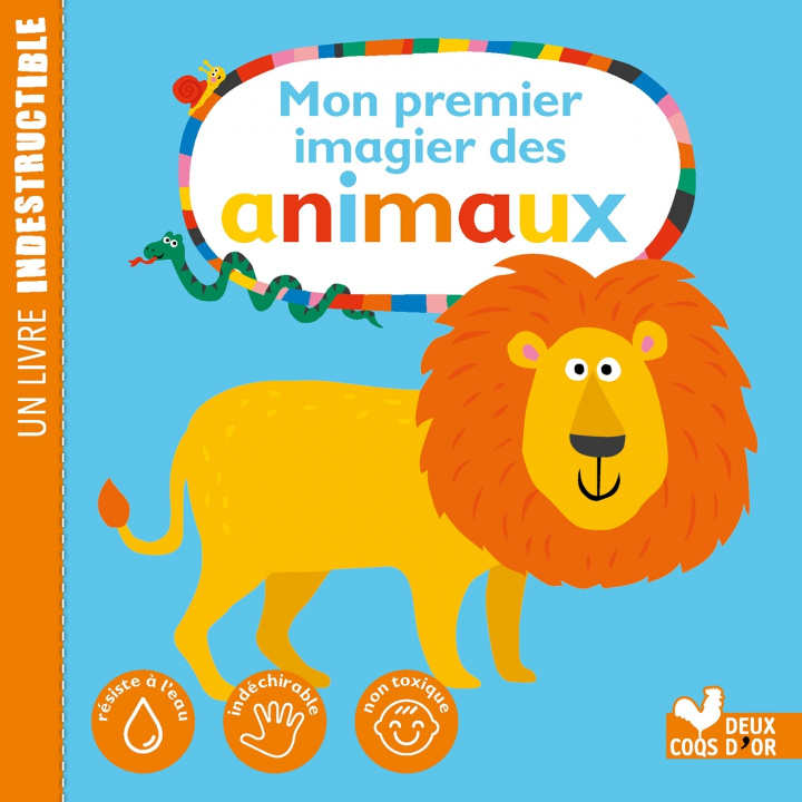 Книга Mon premier imagier des animaux - Livre Indestructible 
