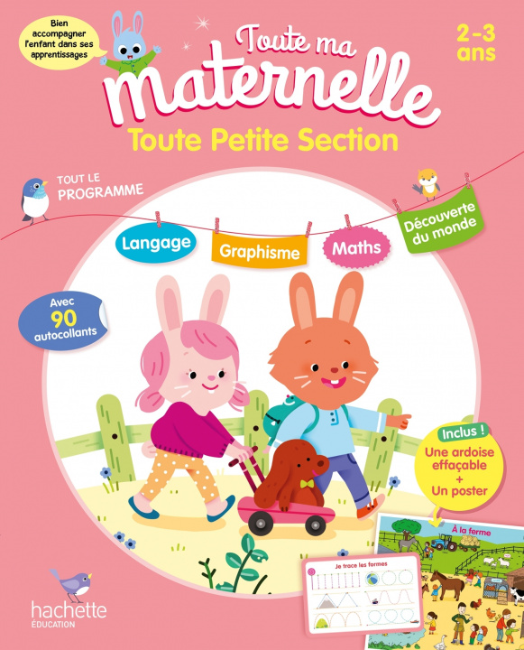 Carte Toute Ma Maternelle- Toute Petite section 2-3 ans Caroline Marcel