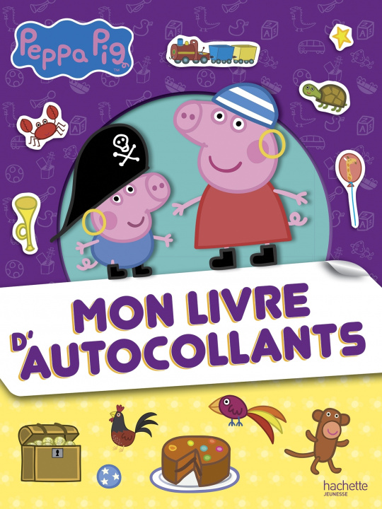 Książka Peppa Pig - Mon livre d'autocollants 