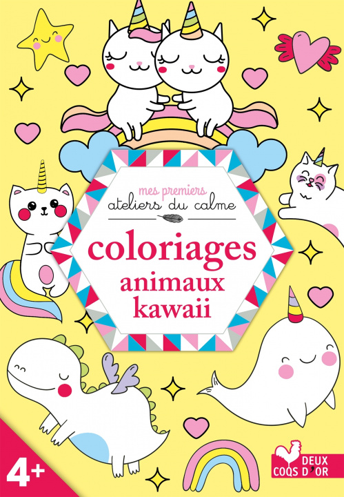 Carte Coloriages animaux kawaï 