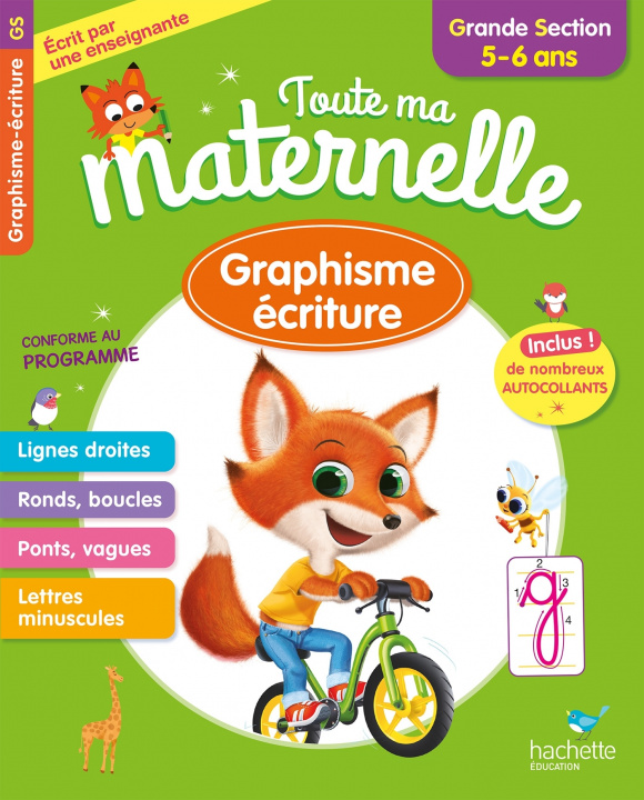 Книга Toute ma maternelle Graphisme Ecriture Grande Section 5-6 ans Christelle Prince
