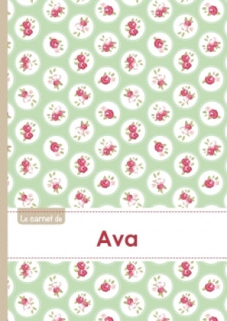 Naptár/Határidőnapló Le carnet d'Ava - Lignes, 96p, A5 - Roses Tea time 