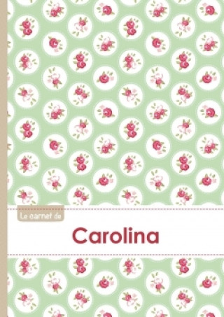 Kalendář/Diář Le carnet de Carolina - Lignes, 96p, A5 - Roses Tea time 