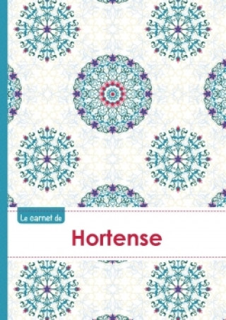 Calendar / Agendă Le carnet de Hortense - Lignes, 96p, A5 - Rosaces Orientales 