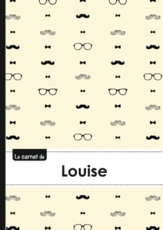 Koledar/Rokovnik Le carnet de Louise - Lignes, 96p, A5 - Moustache Hispter 