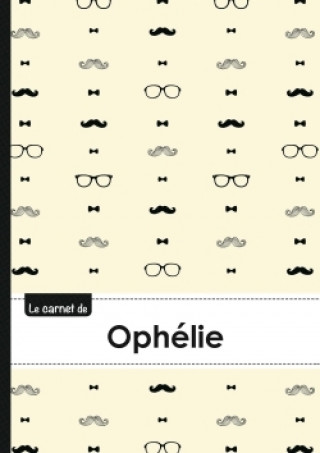 Koledar/Rokovnik CARNET OPHELIE LIGNES,96P,A5 MOUSTACHEHISPTER 