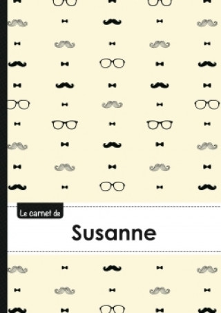 Koledar/Rokovnik CARNET SUSANNE LIGNES,96P,A5 MOUSTACHEHISPTER 