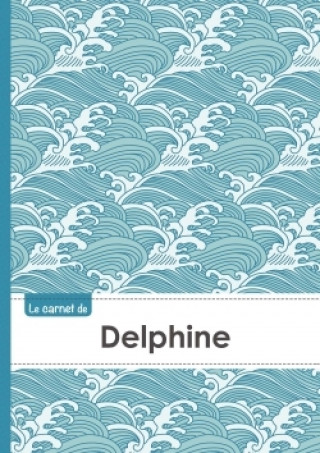 Naptár/Határidőnapló Le carnet de Delphine - Lignes, 96p, A5 - Vague Japonaise 