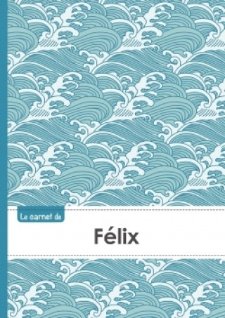 Kalendár/Diár Le carnet de Félix - Lignes, 96p, A5 - Vague Japonaise 