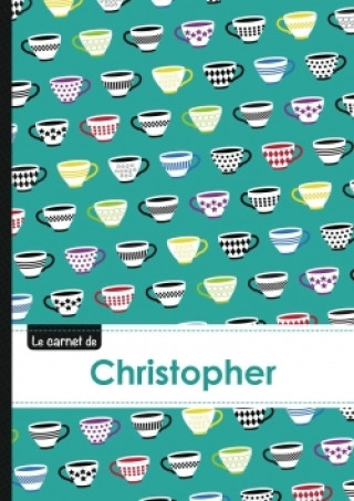 Calendar / Agendă Le carnet de Christopher - Lignes, 96p, A5 - Coffee Cups 