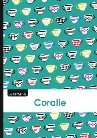 Календар/тефтер Le carnet de Coralie - Lignes, 96p, A5 - Coffee Cups 