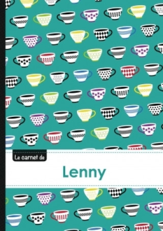 Calendar/Diary Le carnet de Lenny - Lignes, 96p, A5 - Coffee Cups 