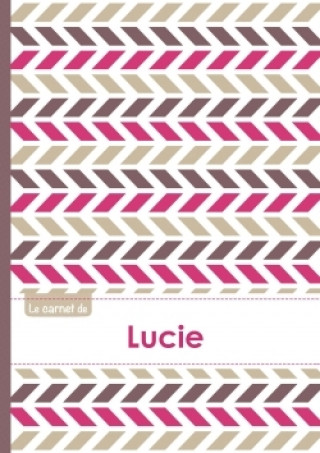 Kalendář/Diář Le carnet de Lucie - Lignes, 96p, A5 - Motifs Violet Gris Taupe 