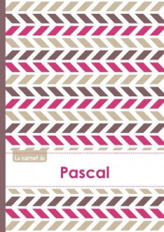 Kalender/Terminbuch Le carnet de Pascal - Lignes, 96p, A5 - Motifs Violet Gris Taupe 