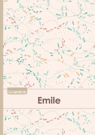 Koledar/Rokovnik Le carnet d'Emile - Lignes, 96p, A5 - Poissons 