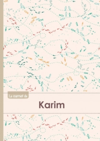 Koledar/Rokovnik Le carnet de Karim - Lignes, 96p, A5 - Poissons 