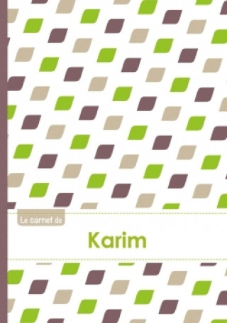 Kalendar/Rokovnik Le carnet de Karim - Lignes, 96p, A5 - Pe'tales Vert Taupe Gris 