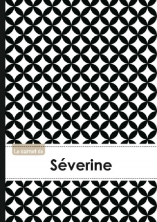 Koledar/Rokovnik Le carnet de Séverine - Lignes, 96p, A5 - Ronds Noir et Blanc 